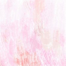 Abstract Pink-powdery Background Drawn With Colored Pencils.