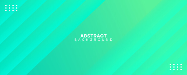 Wall Mural - abstract design background with lines. modern template banner with blue-green gradient color. new de