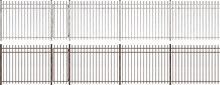 Fence Metal New Old 3
