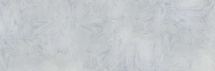 Leinwandbilder - horizontal white painted concrete wall texture for pattern and background