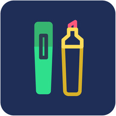 Sticker - Highlighter Vector Icon