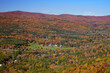 Farm in the valley in the Berkshires in Autumn
