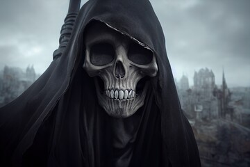 Wall Mural - The Grim Reaper, Thanatos