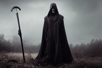 Wall Mural - The Grim Reaper, Thanatos