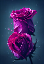 Roses In Rain