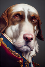 Canine Napoleon Portrait