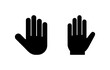 © Lunaraa - Hand icon vector for web and mobile app. hand sign and symbol. hand gesture