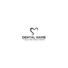 Poster - Combination of the letter S and the tooth symbol very suitable for your business dental logo