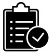 document,check,survey,list,checklist,regulation icon