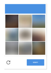 Internet Captcha text box template. I'm not a robot. Transparent.