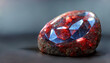 Saphire and ruby gemstone