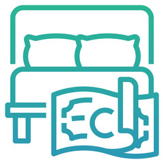 Sticker - accommodation icon