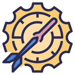 Sticker - increase productivity icon