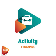 Wall Mural - Activity Streamer Logo