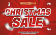 © ahmadzaini77 - Christmas sale 3d red text effect template design
