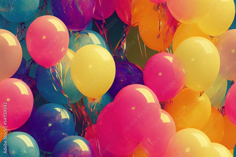 Ballons Texture Colorful Balloons Seamless Texture Pattern Tiled Repeatable ...
