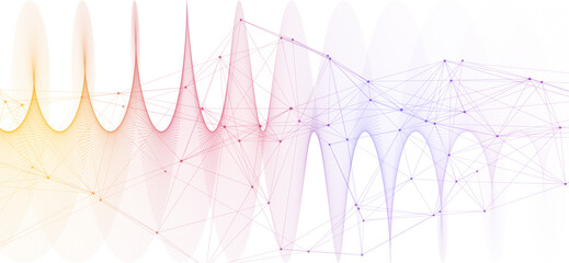 Connections, abstract illustration