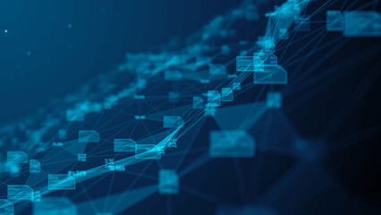 Information technology, conceptual illustration