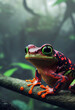 Giftiger Frosch im Regenwald