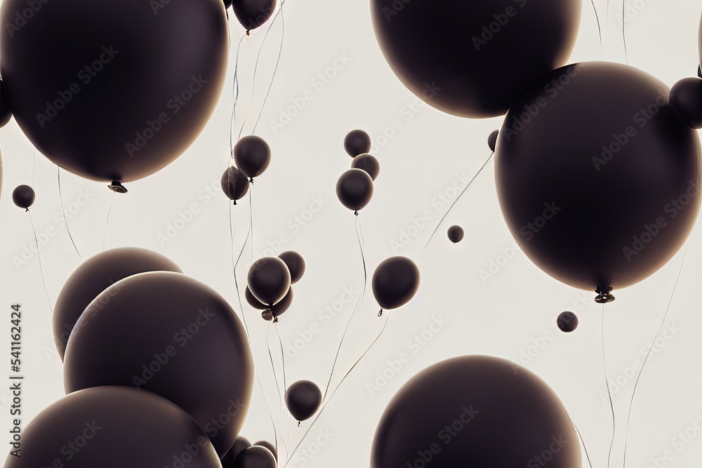 Ballons Texture Black Balloons Seamless Texture Pattern Tiled Repeatable Tessellation ...