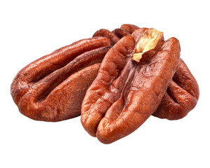 Wall Mural - pecan nuts isolated