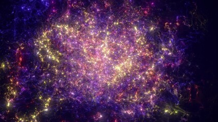 Wall Mural - universe space with nebula background.