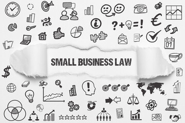 Sticker - small business law	