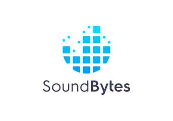 bytes technology logo design templates