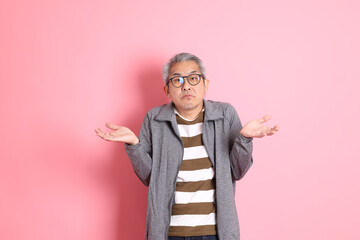 Poster - Asian Man on Pink