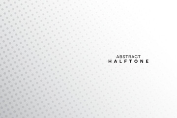 Wall Mural - Abstract white background with halftone. Elegant white paper texture. Modern template banner with halftone New design for 2022-2023