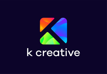 Wall Mural - letter k business company logo design