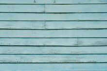 Blue Of Old Wood Wall For Wood Abstract Background, Vintage Wood Wall.