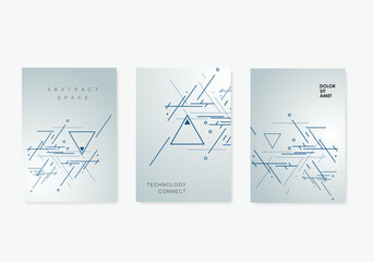 Poster - Modern abstract geometric background. Creative triangles style. Geometric template illustration