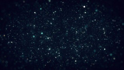 Wall Mural - sparkling light particles floating background/ 4k animation of an abstract background with floating 