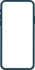 Wall Mural - smartphone mockup red black green colours for easy place demo on mobile screen. illustration object 