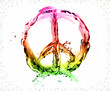 Neon Peace and Love