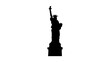 Statue of Freedom silhouette