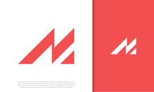 Initials M Logo Design. Initial Letter Logo. Innovative High Tech Logo Template.	