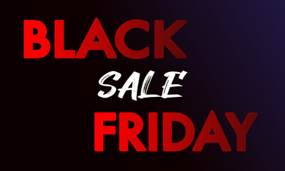 Naklejka na meble Black Friday sale vector text