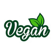 © HalilKorkmazer - vegan food logo design template