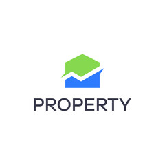 Wall Mural - property and real estate logo design