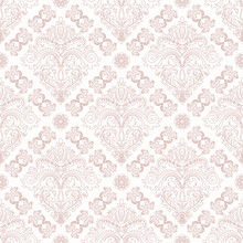 Orient Vector Classic Pattern. Seamless Abstract Background With Pink Vintage Elements. Orient Pattern. Ornament For Wallpapers And Packaging