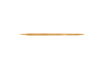 double-sided wooden toothpick isolated