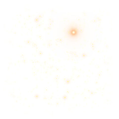 Wall Mural - star gold magical sparkles element
