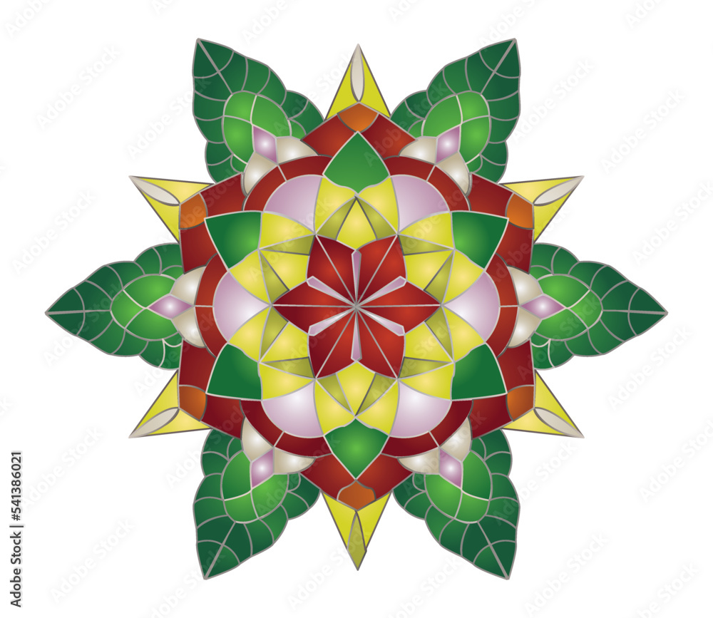 Capiz Christmas Parol lantern Stock Vector | Adobe Stock