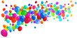 © Anterovium - Large wide  group of colorful birthday party balloons flying isolated