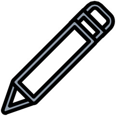 Sticker - Pencil Colored Line Icon