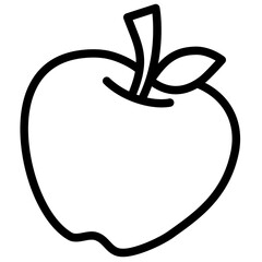 Sticker - apple fruit icon