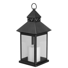 Wall Mural - 3d rendering illustration of a lantern with candle