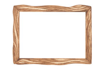 Picture Frame. Watercolor Illustration. Isolated On A White Background.